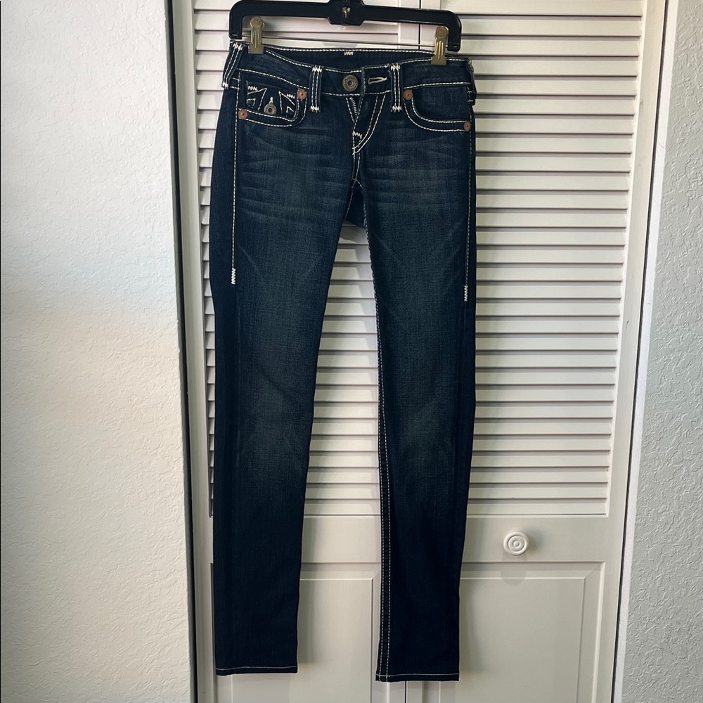 True Religion Low Rise Skinny Jeans